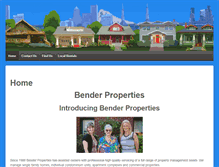 Tablet Screenshot of benderproperties.com